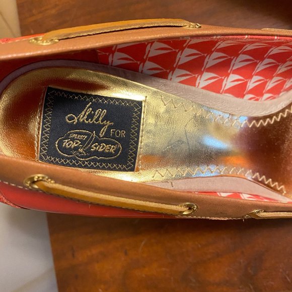 Milly for Sperry Top Siders Wedge Heel Boat Shoes - Picture 2 of 7